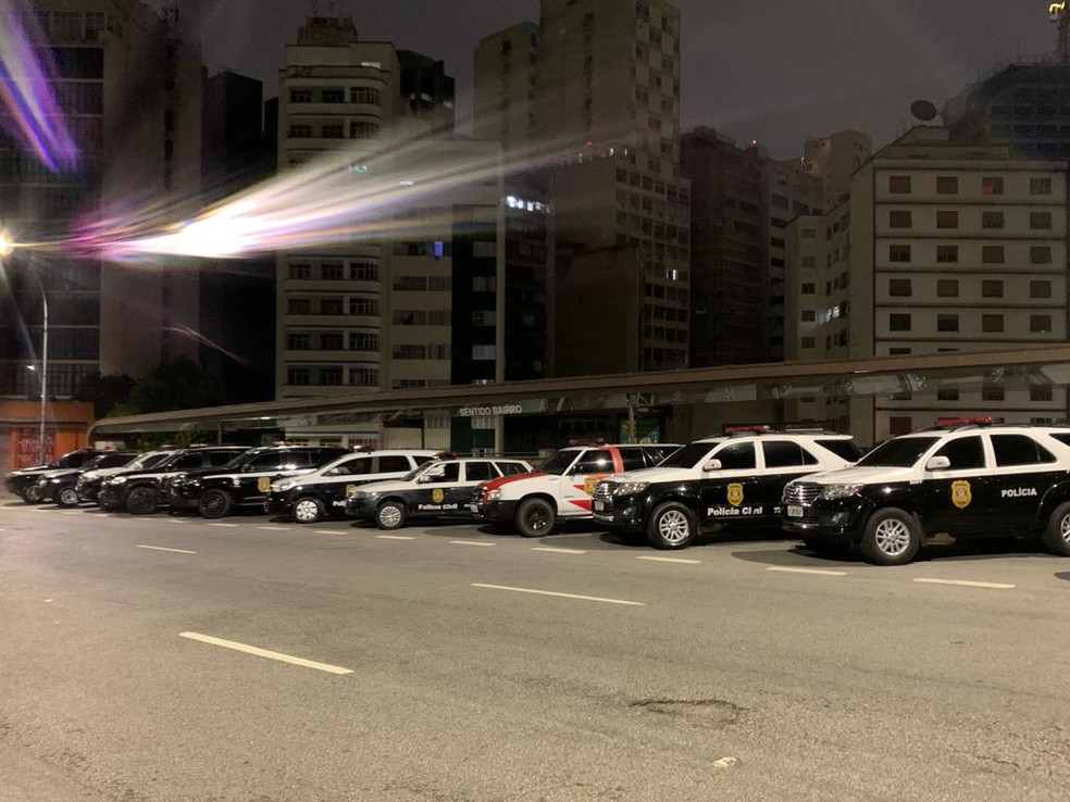 Polícia Civil e Polícia Militar participam da Operação Vênus — Foto: Divulgação/ Cira-SP