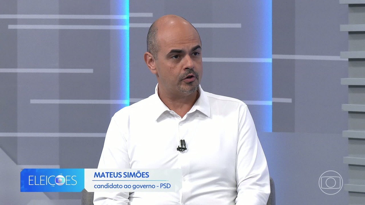Mateus Simões participa de entrevista no MG1; veja ÍNTEGRA e tema por tema