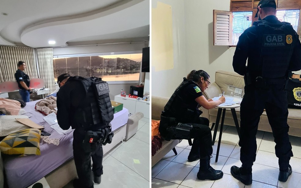 Operação da Polícia Civil de Goiás mira grupo suspeito de manipular resultados de jogos de futebol em seis estados — Foto: Divulgação/Polícia Civil