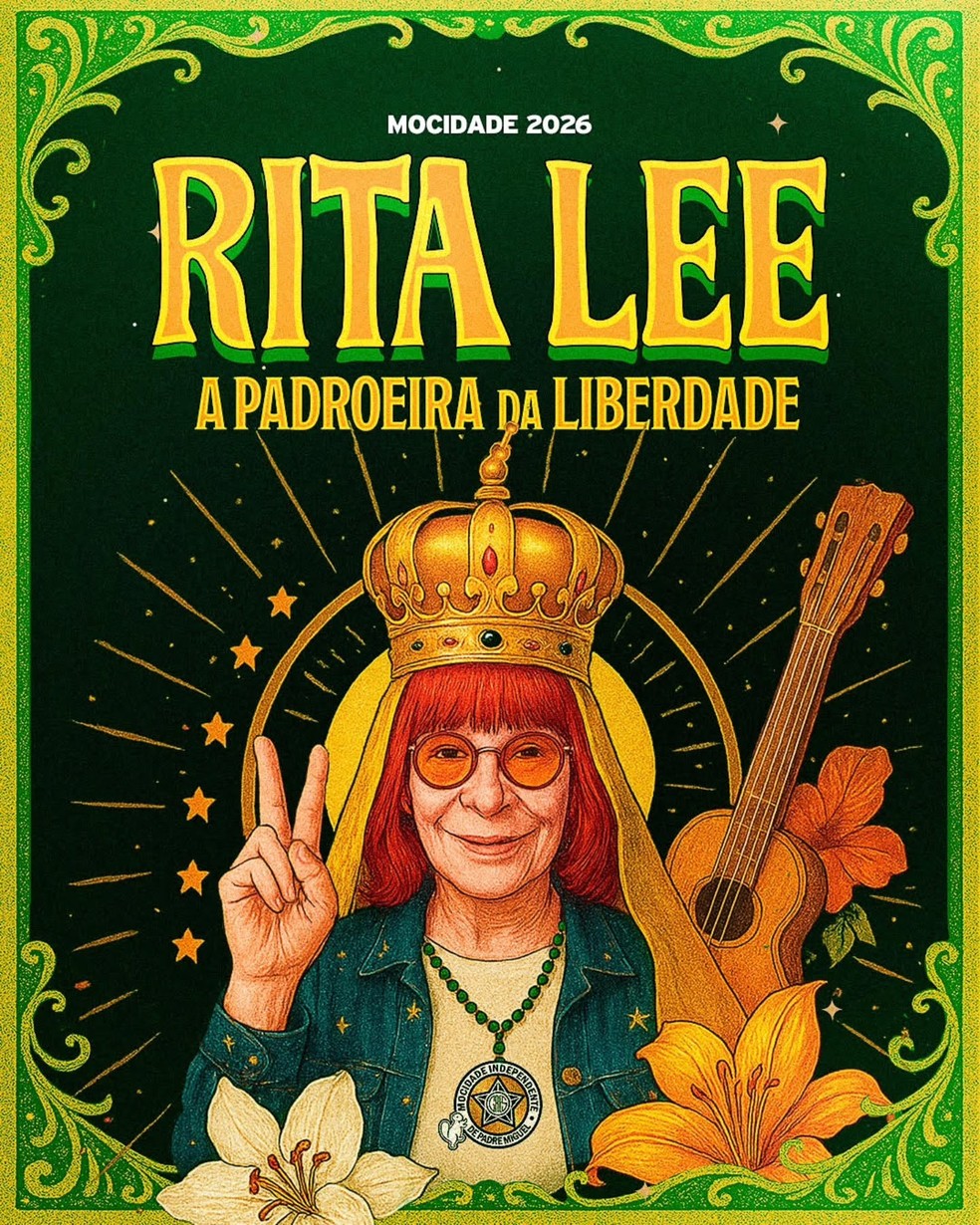 Mocidade 2026: Conheça o Enredo e o Samba sobre Rita Lee | G1