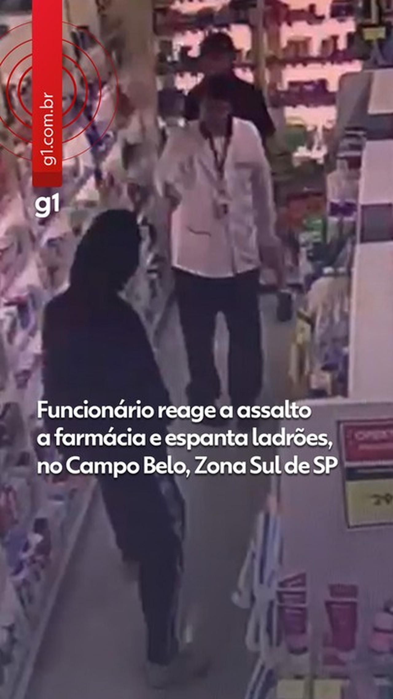 Dois ladrões são presos após tentativa de roubo a farmácia no Campo Belo, Zona Sul de SP; funcionário reagiu e espantou criminosos
