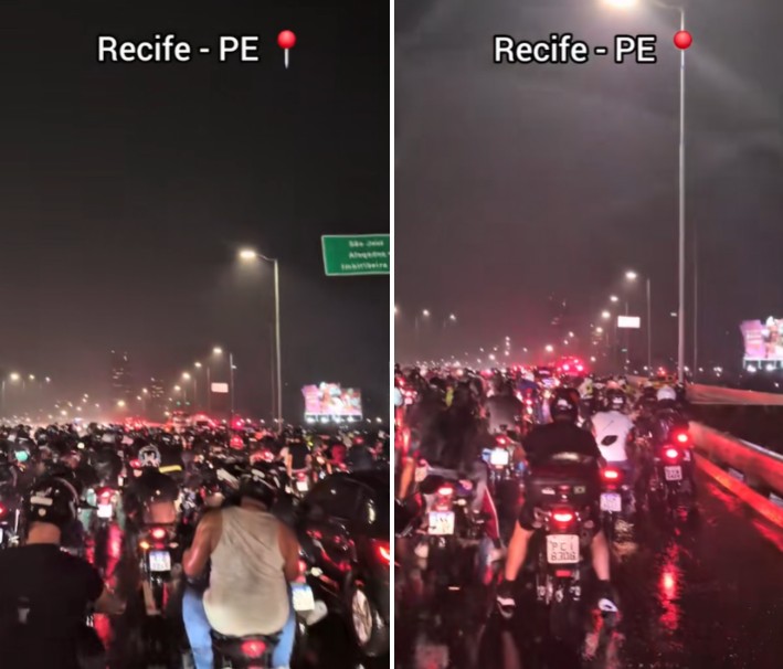 É #FAKE que vídeo mostre manifestação em Recife contra prisão domiciliar de Bolsonaro