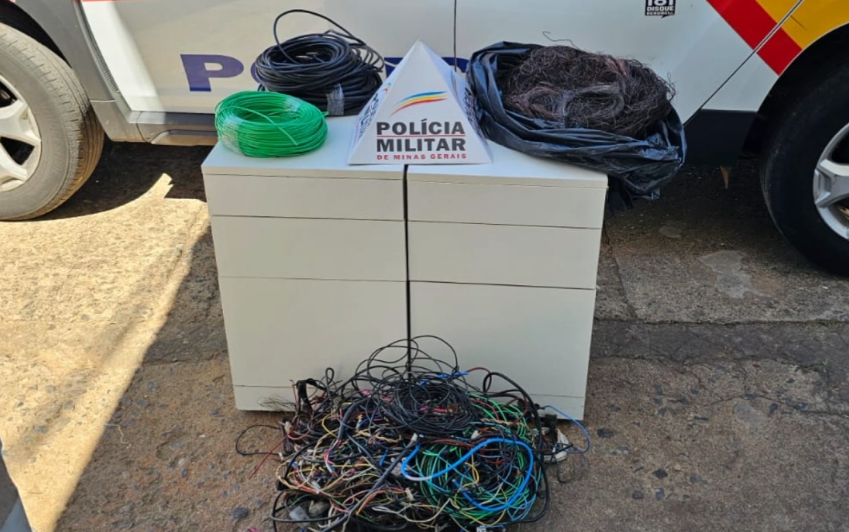 Operação contra furto e comércio ilegal de fios de cobre tem segunda fase no Sul de Minas; homem é preso em Poços de Caldas