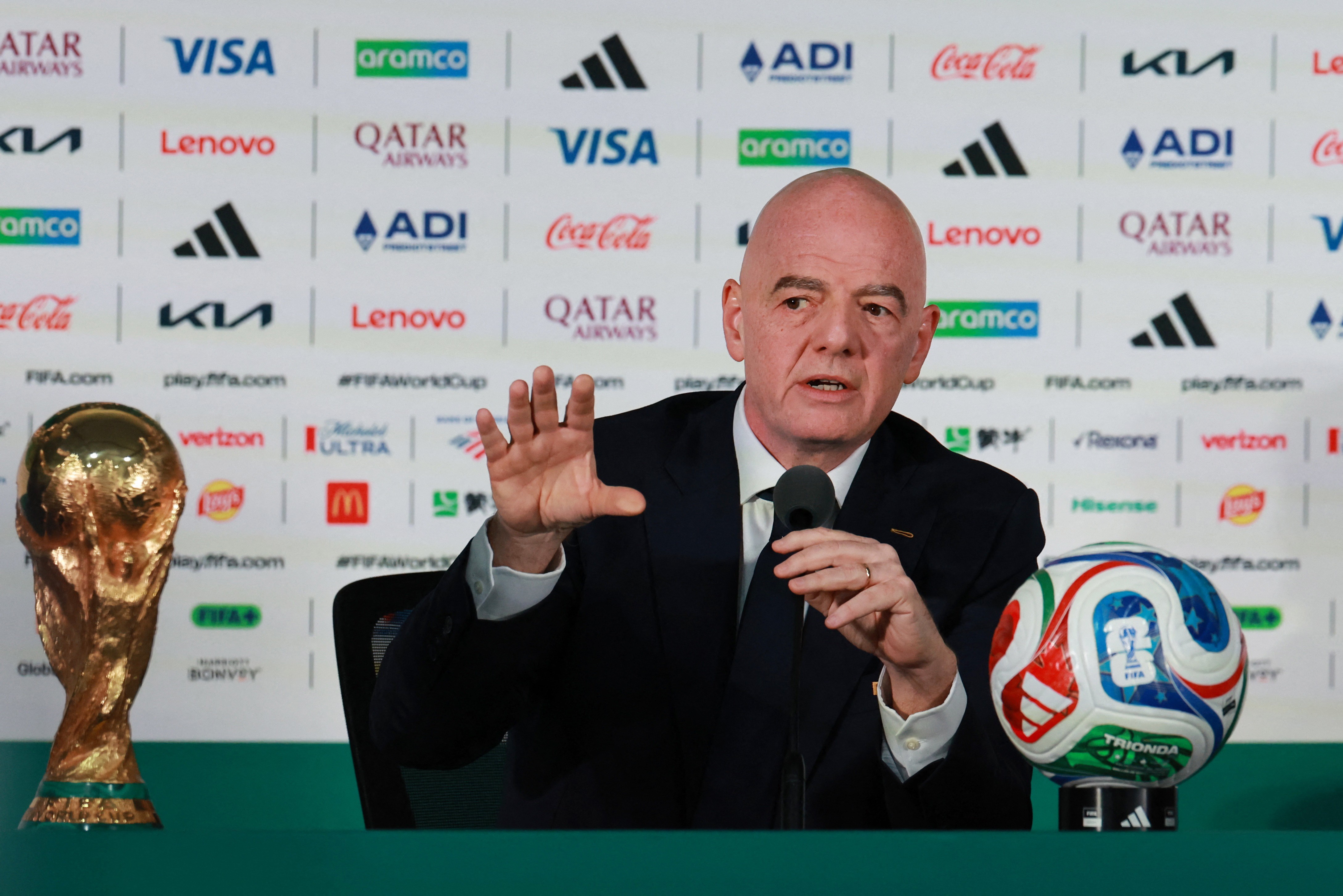 Copa: presidente da Fifa lamenta corte de árbitro somali barrado nos EUA: ‘Não controlamos tudo’