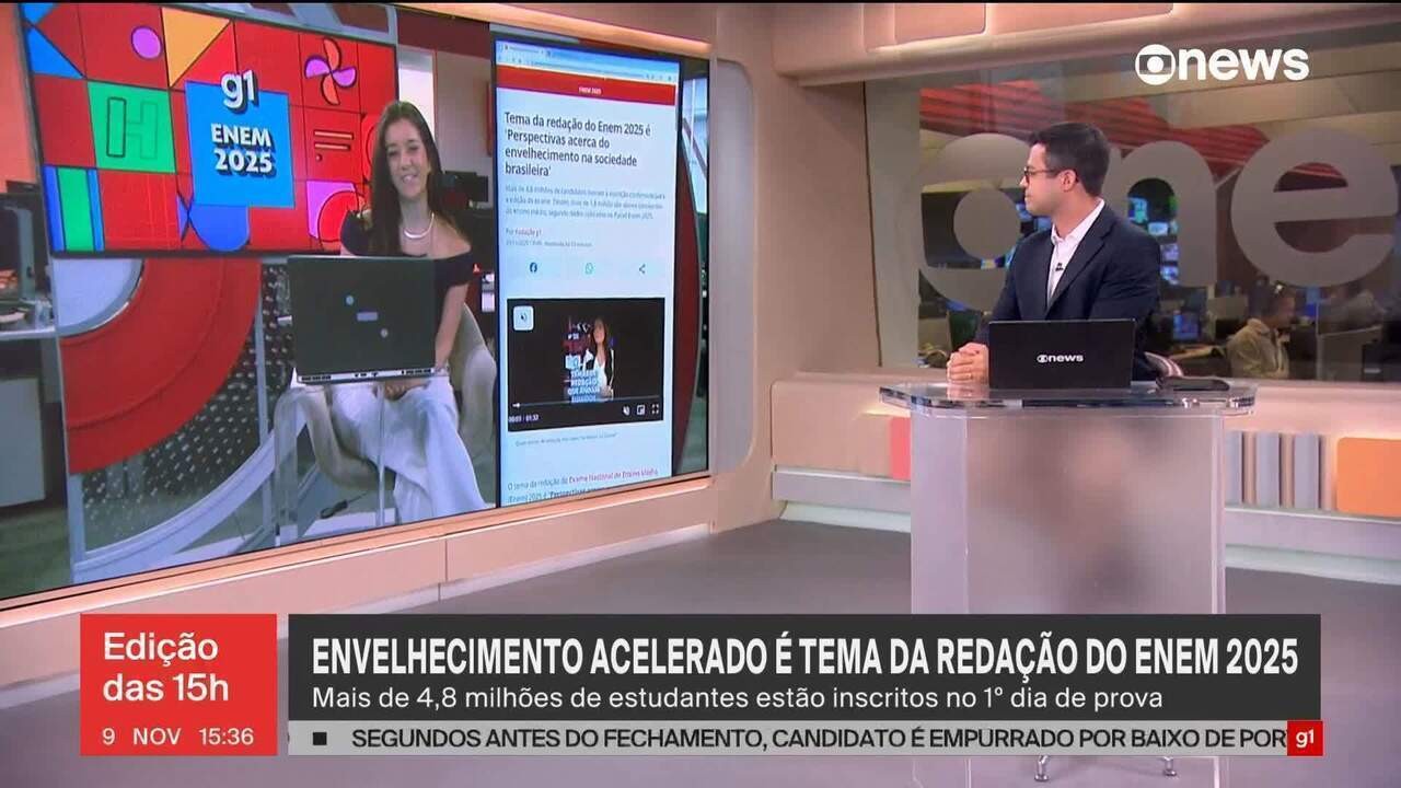 Ao postar gifs de 'bom dia' e de gatinhos, Inep deu spoiler do tema da redação do Enem 2025, brincam alunos