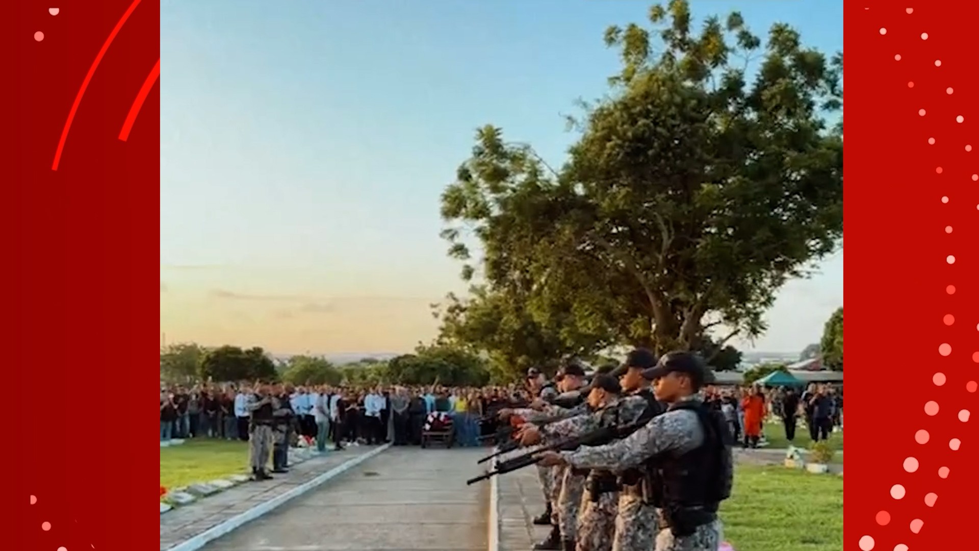VÍDEO: Corpo de capitão da PM morto por tenente dentro da academia militar é sepultado na Grande São Luís