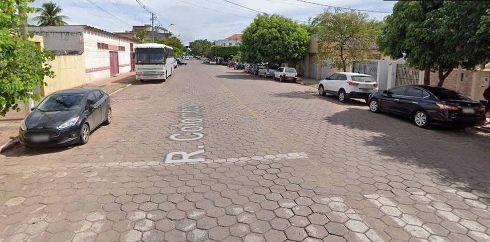 Local em que ocorreu o crime, em Corumbá — Foto: Google Street View/Reprodução