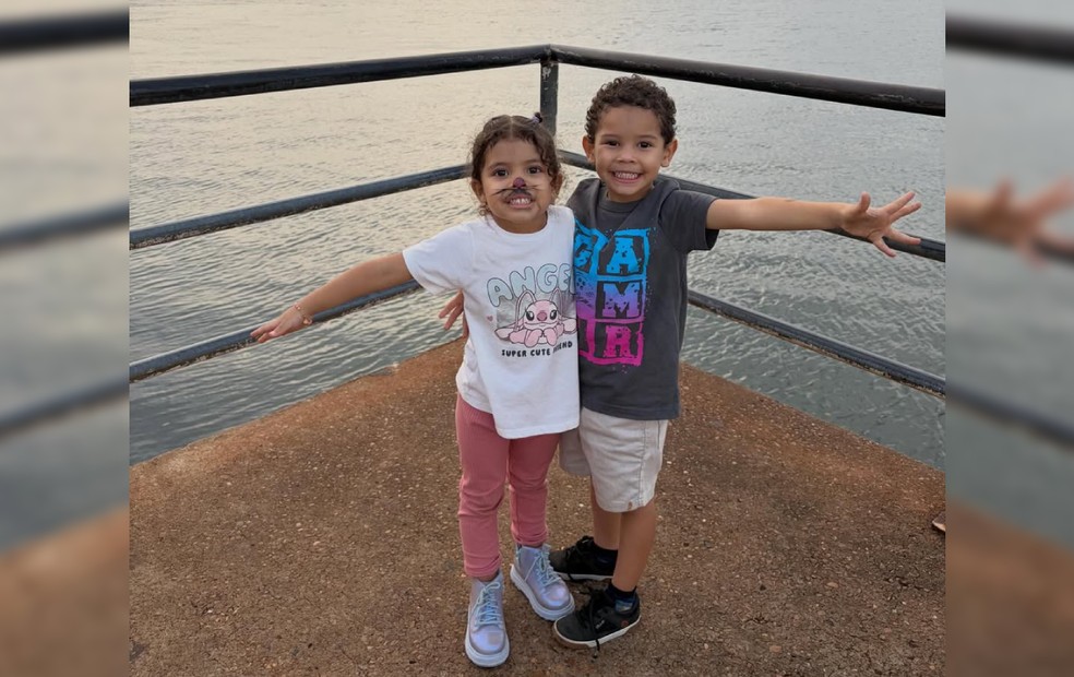 Irmãos de 4 anos faleceram após afogamento em piscina durante festa de família em chácara em Dracena (SP) — Foto: Instagram/Reprodução