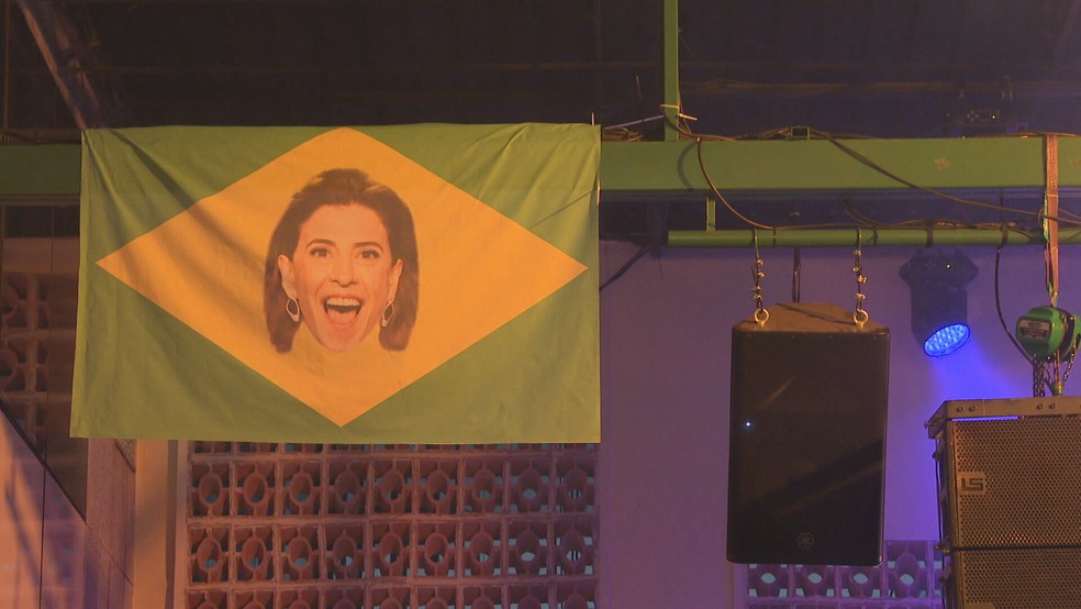 Bar na Asa Sul estava em clima de carnaval e Oscar 2025 — Foto: TV Globo/Reprodução