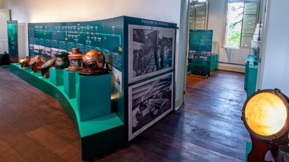 Museu Náutico foi inaugurado em Ilhabela em 2022 — Foto: MUSEU NÁUTICO DE ILHABELA/PLÁCIDO CALI/via BBC