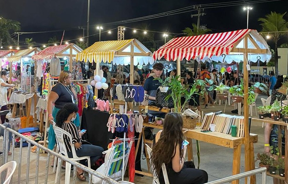 Feirinha da Gambiarra em Aracaju  — Foto: Joelma Gonçalves/g1 