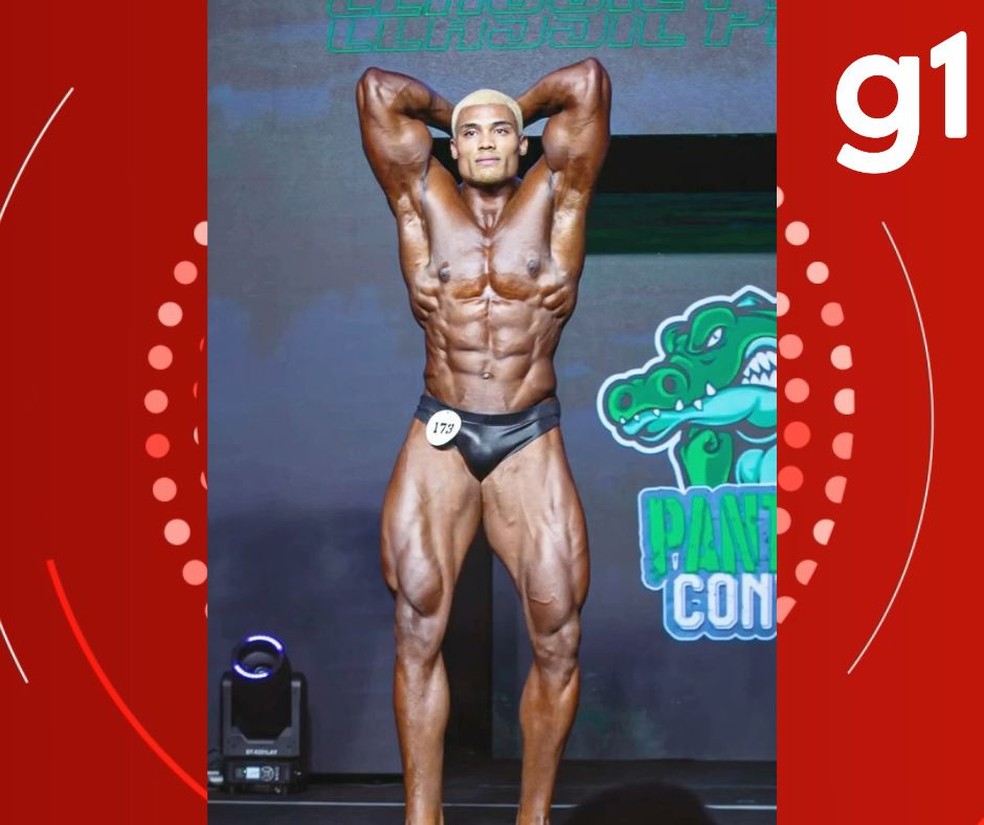 Atleta de MT morre após passar mal durante competição de fisiculturismo — Foto: Reprodução