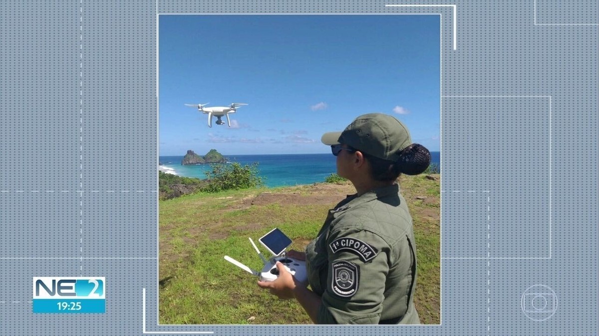 Pm Usa Drones Para Monitorar Praias De Noronha E Impedir Surfe E Banho De Mar Por Causa De