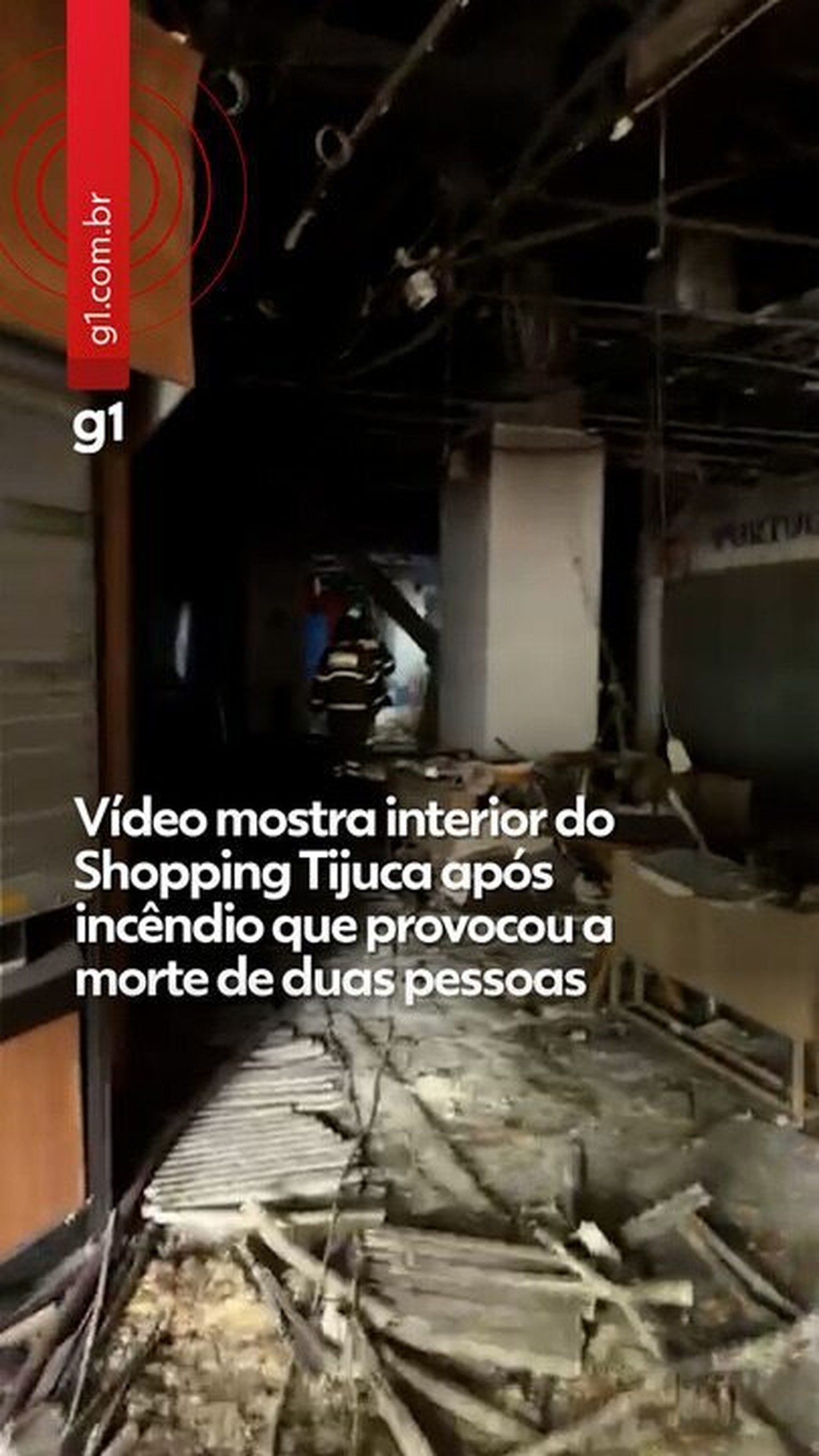 Avenida Maracanã é reaberta após interdição por incêndio no Shopping Tijuca
