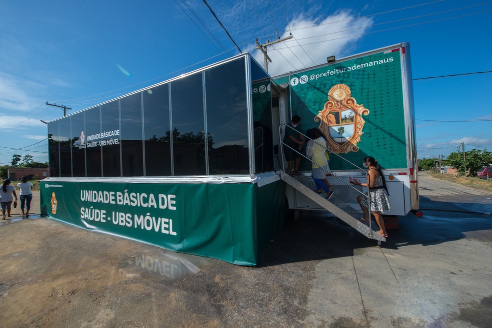 UBS Móvel em Manaus.  — Foto:  Arquivo/Semsa 