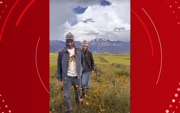 Daniel Cady e Ivete Sangalo em viagem no Peru — Foto: Reprodução/Redes Sociais