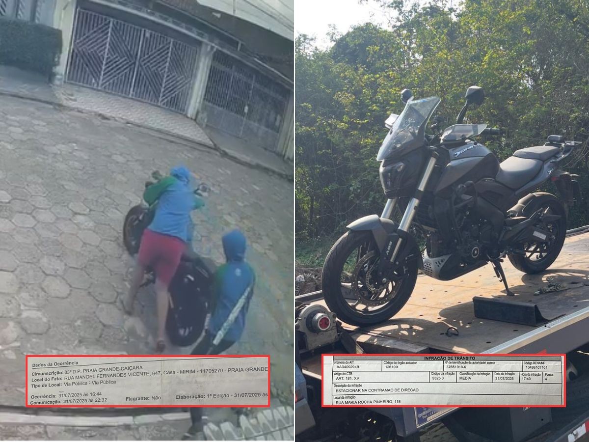 Costureira é multada após ter moto furtada em SP: 'roubada duas vezes, pelos ladrões e pelo estado'