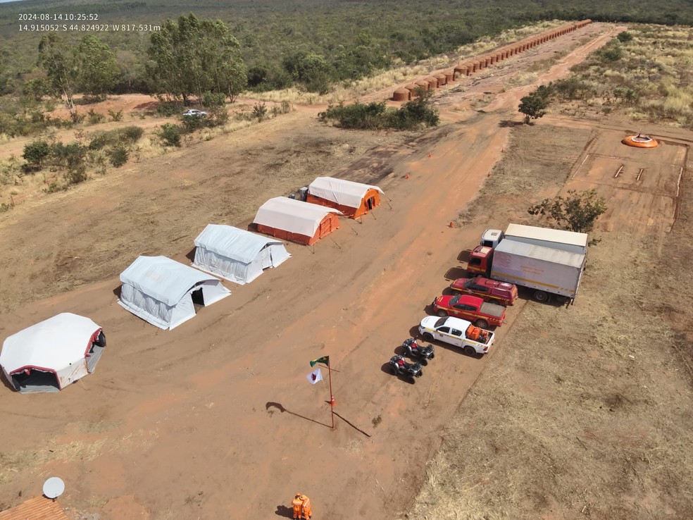 Uma das bases dos Bombeiros — Foto: Corpo de Bombeiros