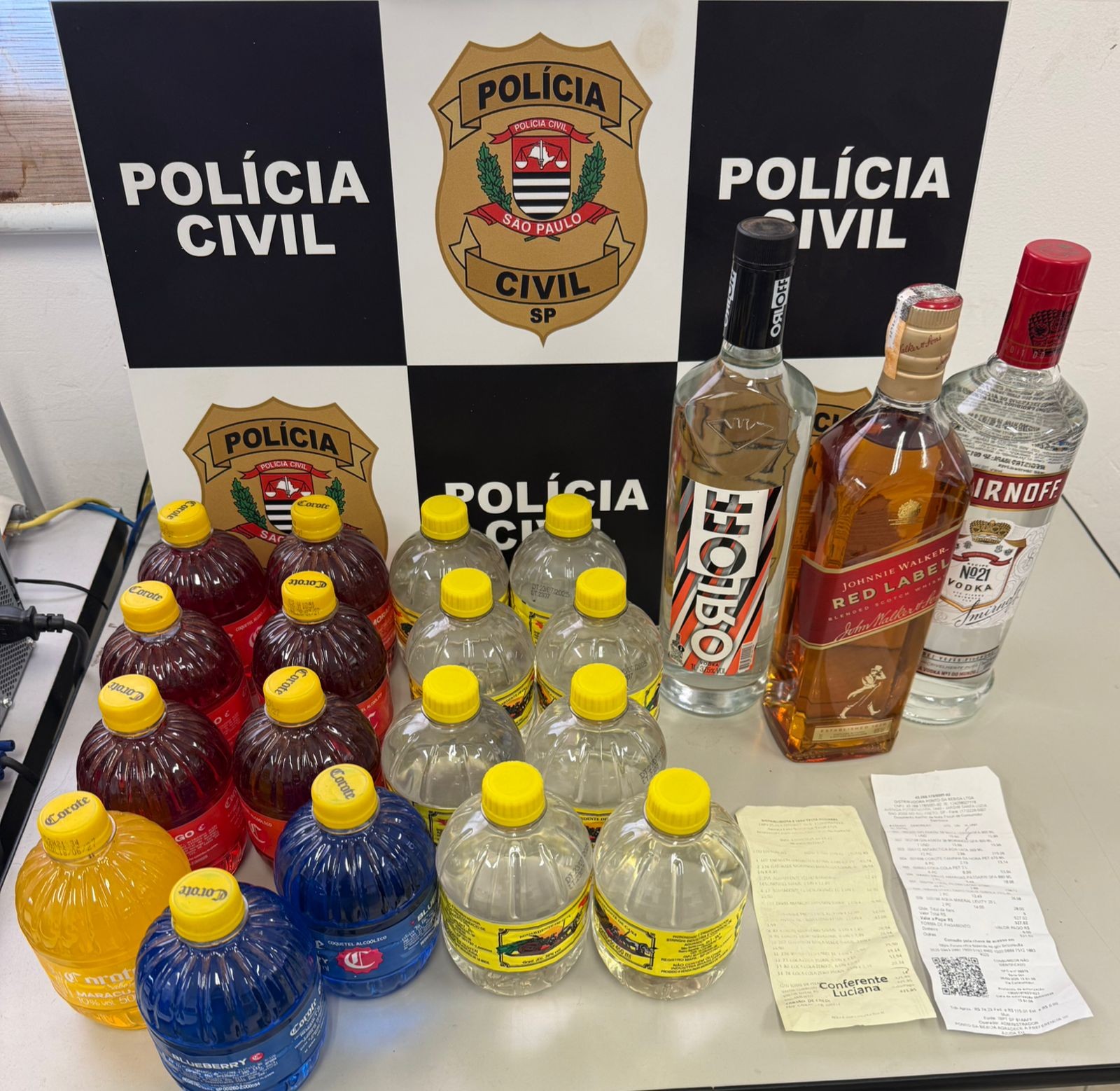 Polícia realiza em Rio Preto operação de fiscalização de bebidas adulteradas