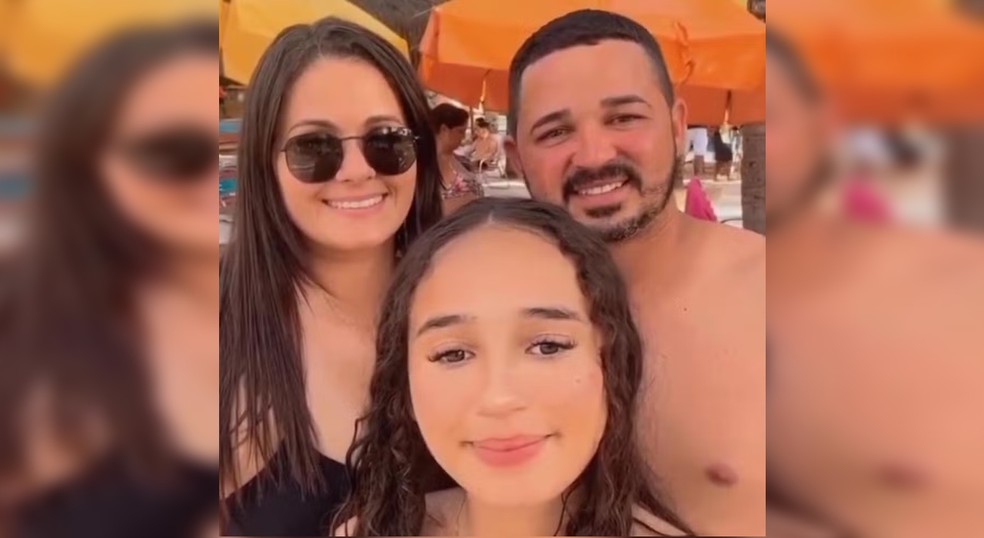 Pai, mãe e filha desapareceram após viagem para comemorar aniversário — Foto: Arquivo pessoal