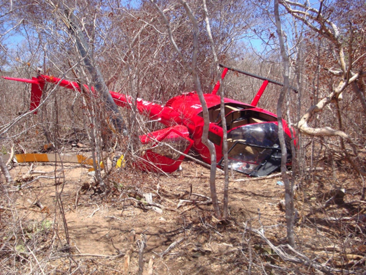 Helicóptero que caiu e matou piloto em SC sofreu queda anterior na Bahia em 2012, revela relatório