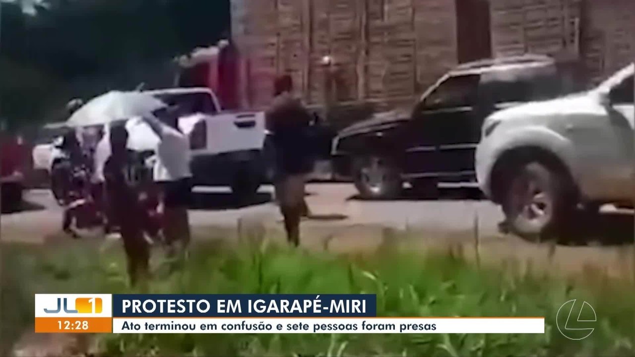 Polícia prende sete pessoas durante protesto por leito hospitalar e bloqueio de rodovia em Igarapé-Miri, no PA
