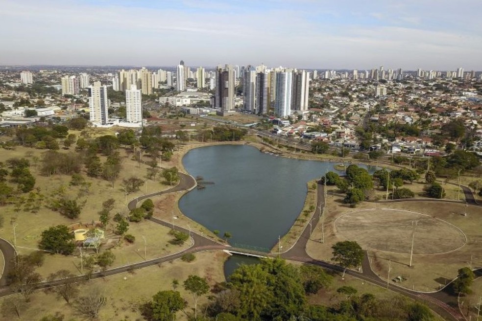 Visão aérea do Parque das Nações Indígenas. — Foto: Divulgação/GovMS