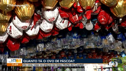 Veja o preço dos ovos de Páscoa na região norte de Palmas