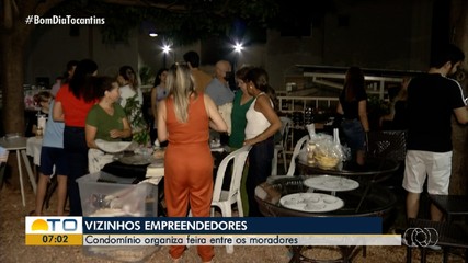 Feira entre vizinhos é realizada por moradores de condomínio de Palmas