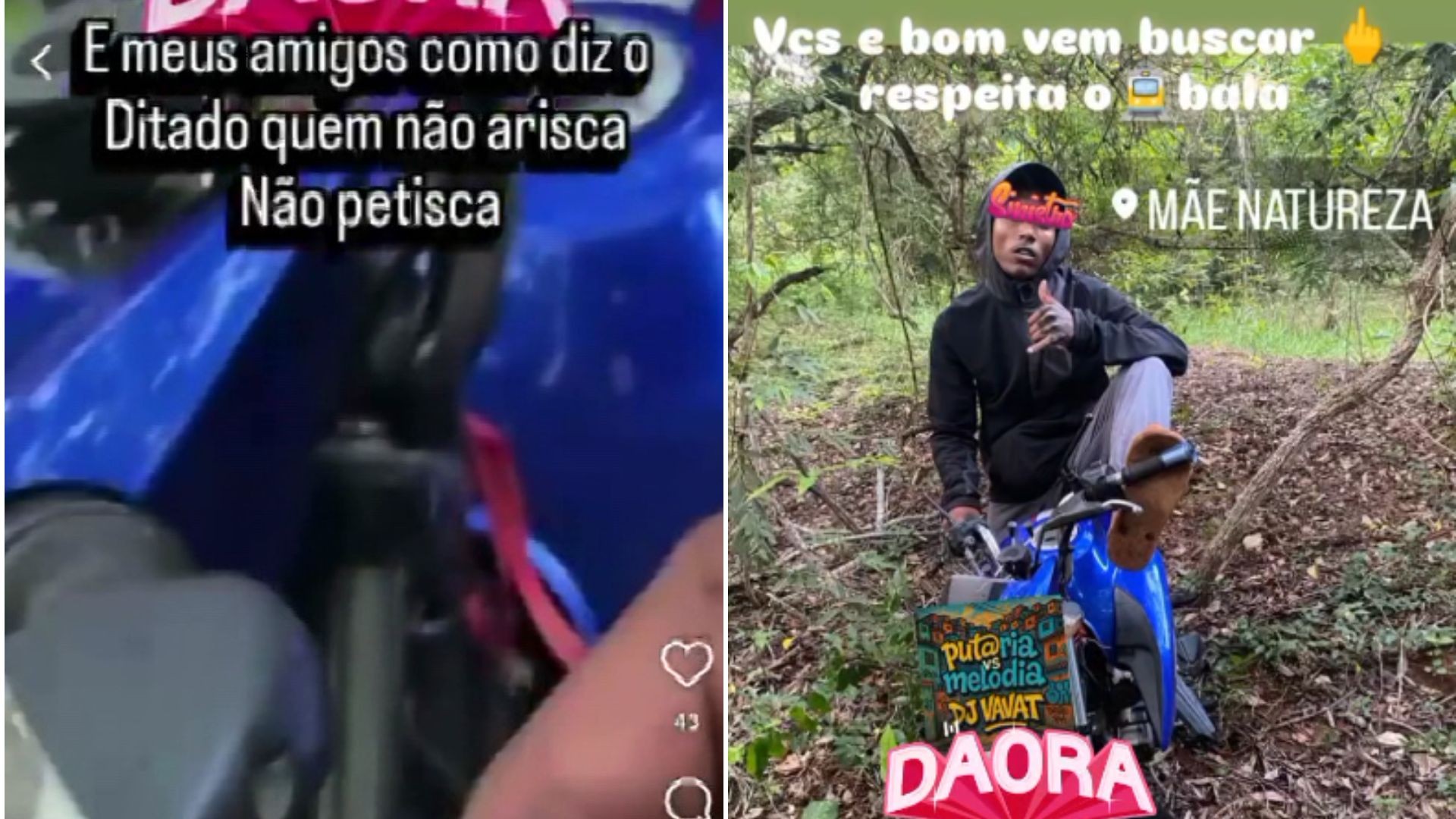 'Postagens visam fama no meio do crime', diz policial após adolescente ostentar moto furtada nas redes sociais