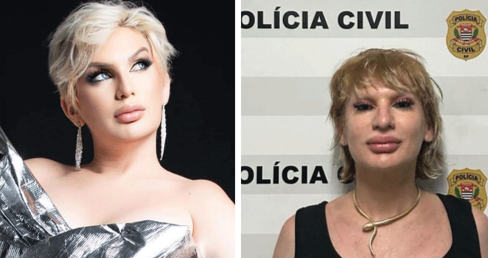 Influenciadora trans Romagaga é presa após confusão em hotel de São Paulo — Foto: Reprodução/Arquivo pessoal/Polícia Civil