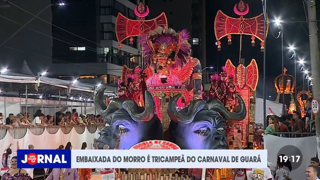 Embaixada do Morro  tricampe do carnaval de Guaratinguet