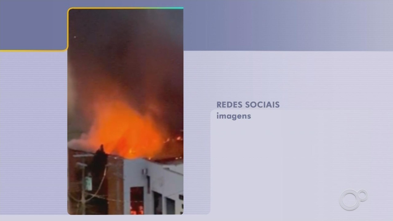 Incêndio atinge retífica de autopeças em Jaú e deixa bombeiro ferido no combate às chamas 