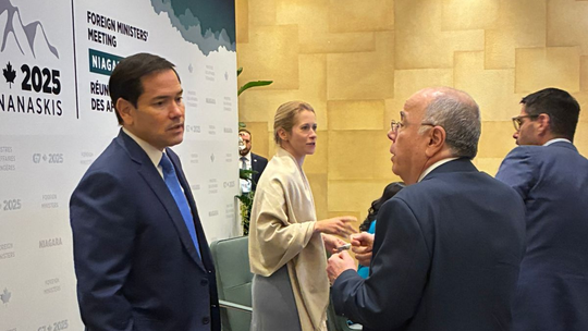 Mauro Vieira e Marco Rubio devem discutir o tarifaço amanhã - Foto: (Reprodução)