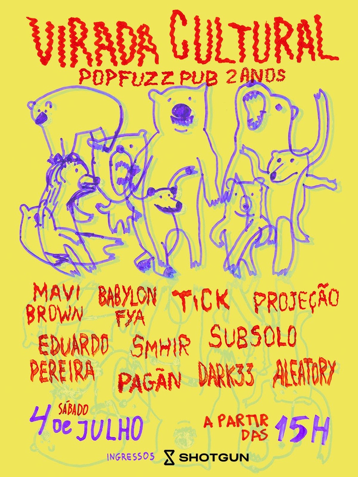 Virada cultural reúne 10 atrações e 12 horas de shows em Maceió