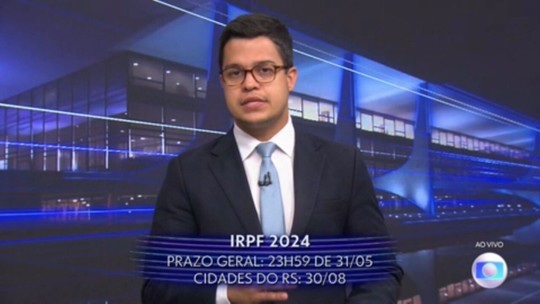 Prazo para entregar o Imposto de Renda acaba amanhã - Programa: Jornal da Globo 
