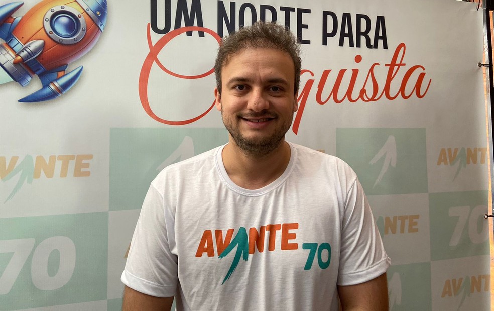 Marcos Adriano é o candidato do Avante à Prefeitura de Vitória da Conquista — Foto: Santiago Neto