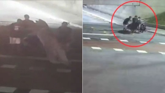Vídeo mostra trio levando corpo de jovem torturado em prédio abandonado para ser queimado em praça