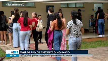 UFT publica provas e gabaritos provisórios do Exato