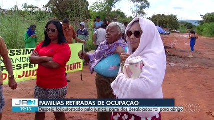 Famílias são retiradas de ocupação na região norte de Palmas após decisão da Justiça