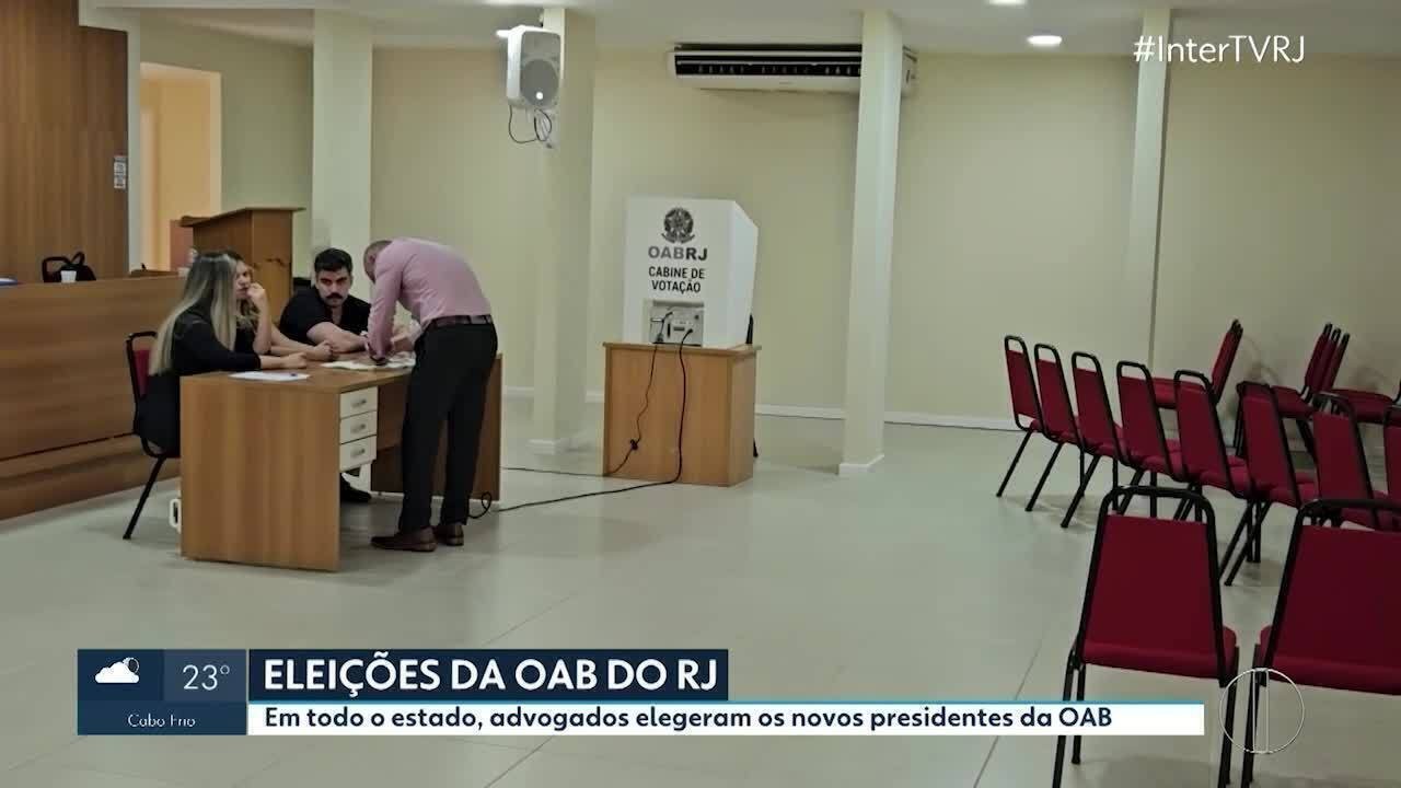 Eleições OAB: Confira os presidentes eleitos em subseções das regiões dos Lagos, Baixada Litorânea e Metropolitana