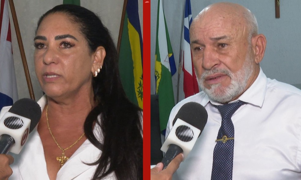 Dois vereadores se declararem presidentes da Câmara de Rafael Jambeiro — Foto: Reprodução/TV Subaé