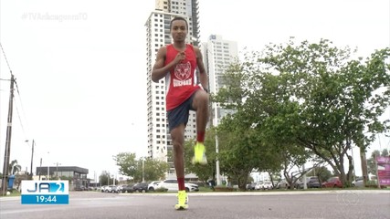 Atletas se preparam para a prova da Meia Maratona do Tocantins