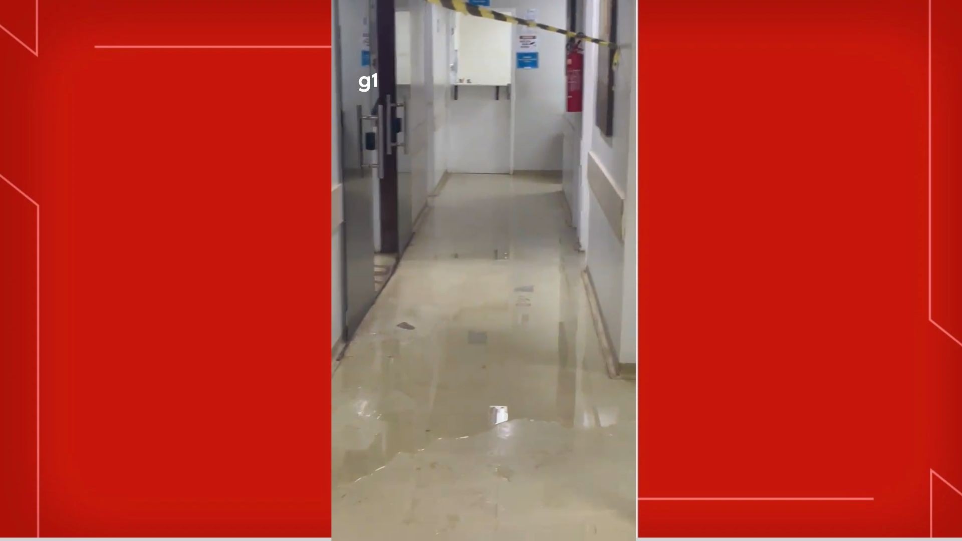 Chuva alaga Hospital de Base de Brasília; setores de oncologia e radioterapia foram atingidos, segundo testemunhas