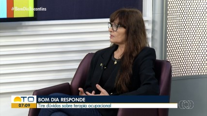 Especialista explica técnicas da terapia ocupacional no Bom Dia Responde