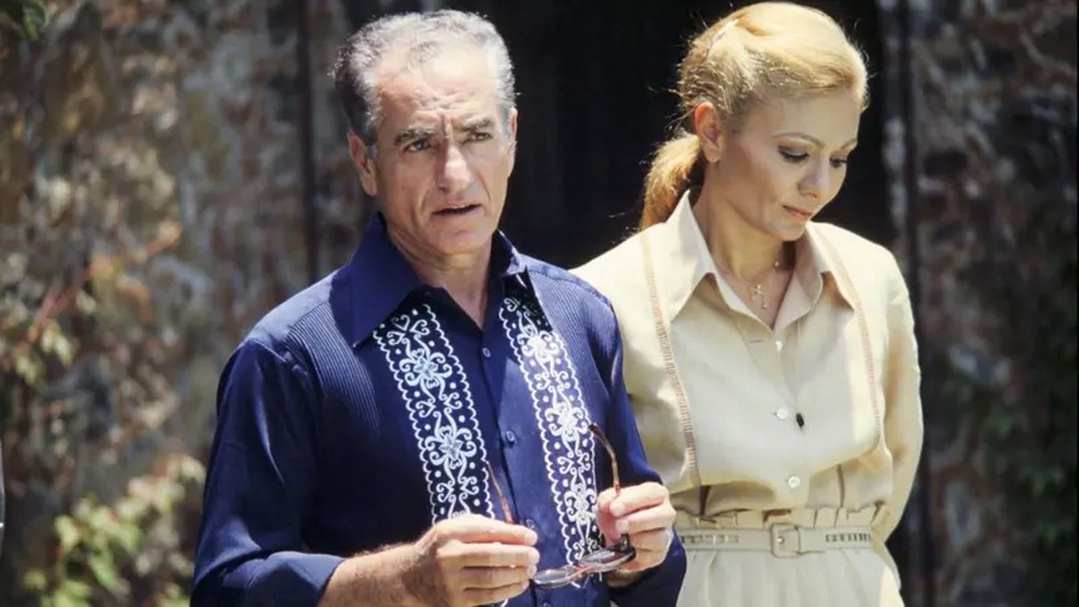 O xá e a sua esposa nunca mais regressaram ao Irã depois da revolução. — Foto: Getty Images via BBC