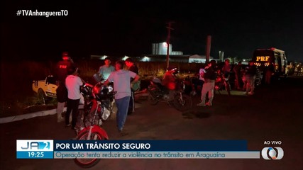 PRF faz operação para reduzir violência no trânsito em Araguaína
