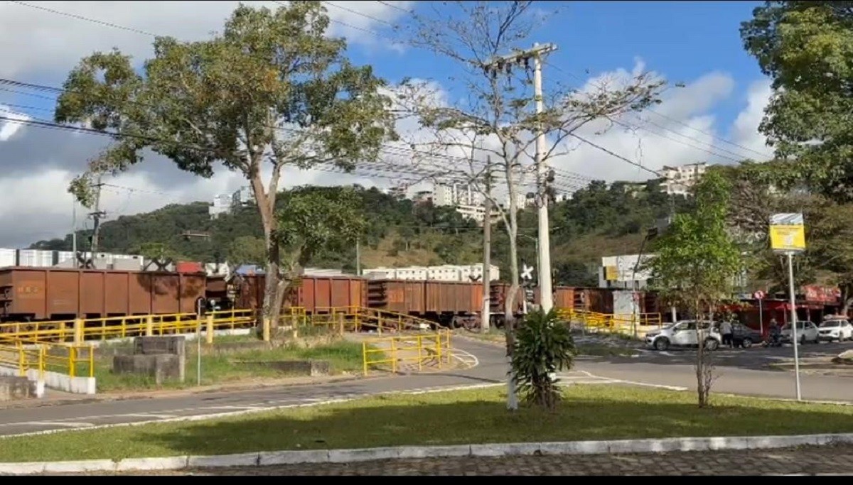 Idosa é atingida por trem na Zona Norte de Juiz de Fora; VÍDEO