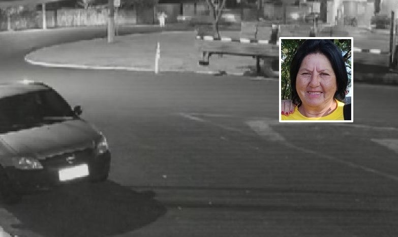 VÍDEO: mulher de 56 anos morre após ser atropelada por carro quando ia para igreja em Conchal