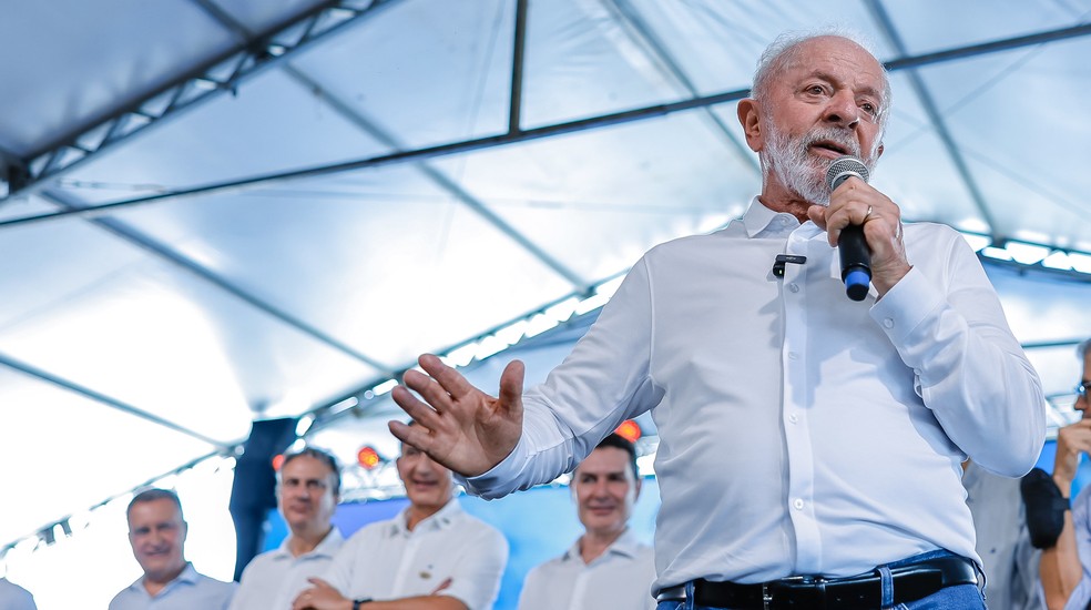 Lula no Amapá — Foto: Ricardo Stuckert / PR
